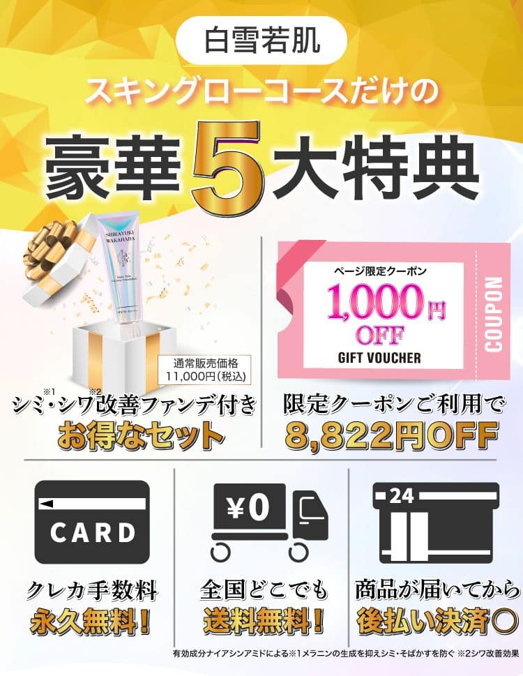 豪華5大特典